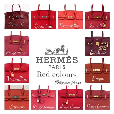 hermes bag colours